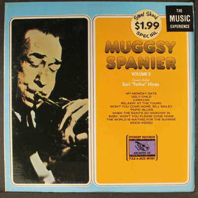MUGGSY SPANIER: vol. 2 EVEREST 12'' LP 33 RPM Sealed