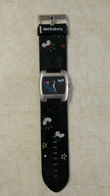 Cute David & Goliath Watch Black I love The Night Life 