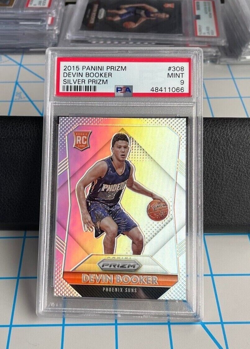 2015 Prizm Devin Booker Silver #308 Rookie PSA 9 MINT | eBay