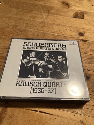Schoenberg : The Four String Quartets - The Kolisch Quartet 1936-37 - 07886