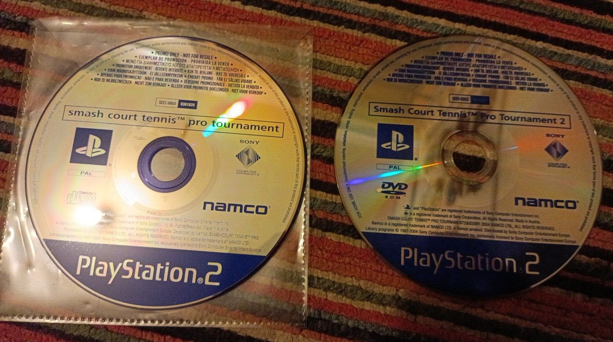 Smash Court Tennis Pro Tournament Bundle PlayStation PS2