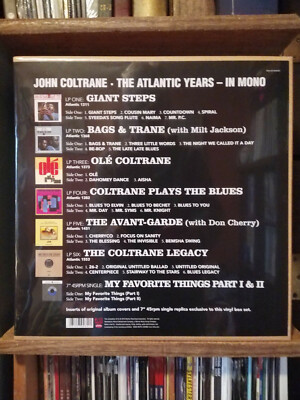 The Atlantic Years in Mono by John Coltrane (Record, 2016) for