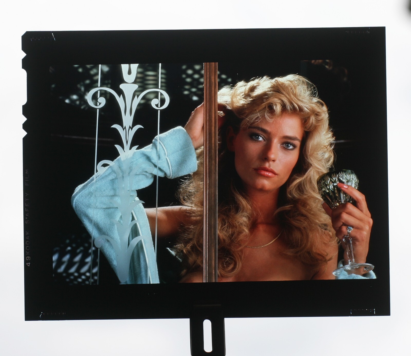 Playboy Magazine Model Palymate Marianne Gravatte Kodak Pos.Saf. Slide