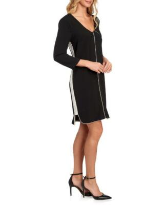 Rosa G. Women's Size Medium 8 Black White Dress With Piping NWT $89 | eBay Rosa G. Women's Size Medium 8 Black White Dress With Piping NWT $89 | eBay