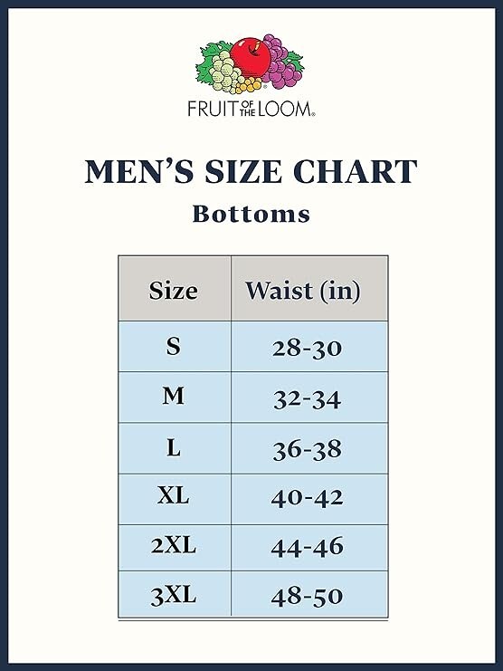 Fruit of the Loom Men's Microfiber Boxer Briefs Long Leg Black 4pc