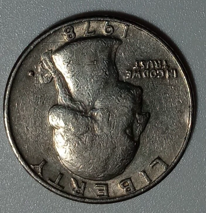 1978 D RARE Washington Quarter ERROR Coin, FILLED D MINT MARK - Image 4 of 4