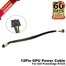 Dell 12-Pin PCIe 16x GPU Power Cable for PowerEdge R7525 RRY8R 0RRY8R