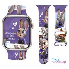 Disney Zootopia Series Silicone Strap for Apple Watch Band Replaceable Bracelet