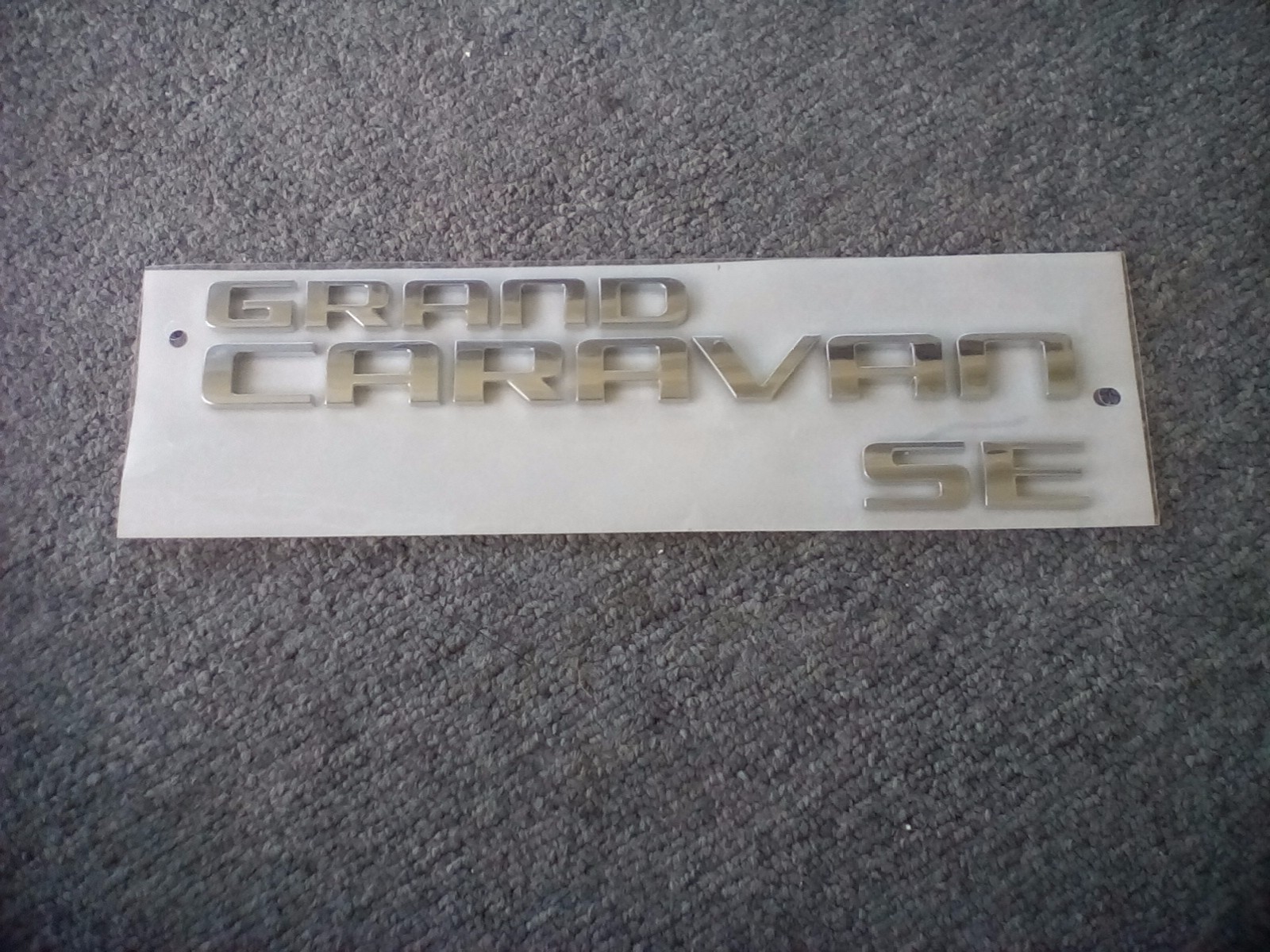 Dodge Grand Caravan SE Emblem Decal Rear Lift Gate OEM 5113415AB