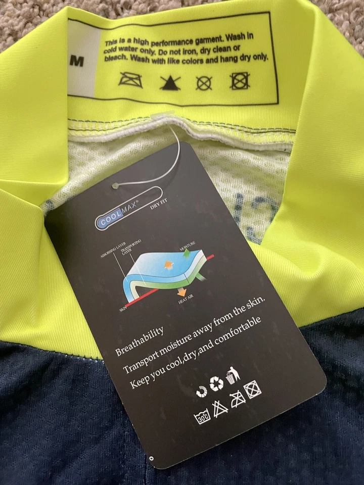 Camiseta masculina malha ciclismo bicicleta passaporte altitudinous tamanho grande bolsos marinhos - Imagem 4 de 4