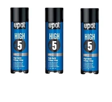 UPOL UP0791V  HIGH#5™: High Build Primer Grey Aerosol 450ml (3 Pack)