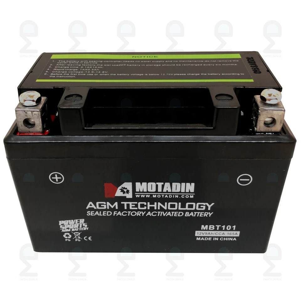 BATERÍA AGM PARA HONDA ST1300 ST1300A ST1300P ST1300PA 2003-2016 Foto 4 de 4