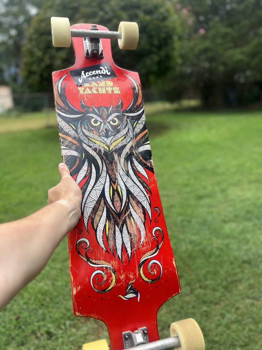 Landyachtz Tomahawk 40” Owl Red Longboard | eBay