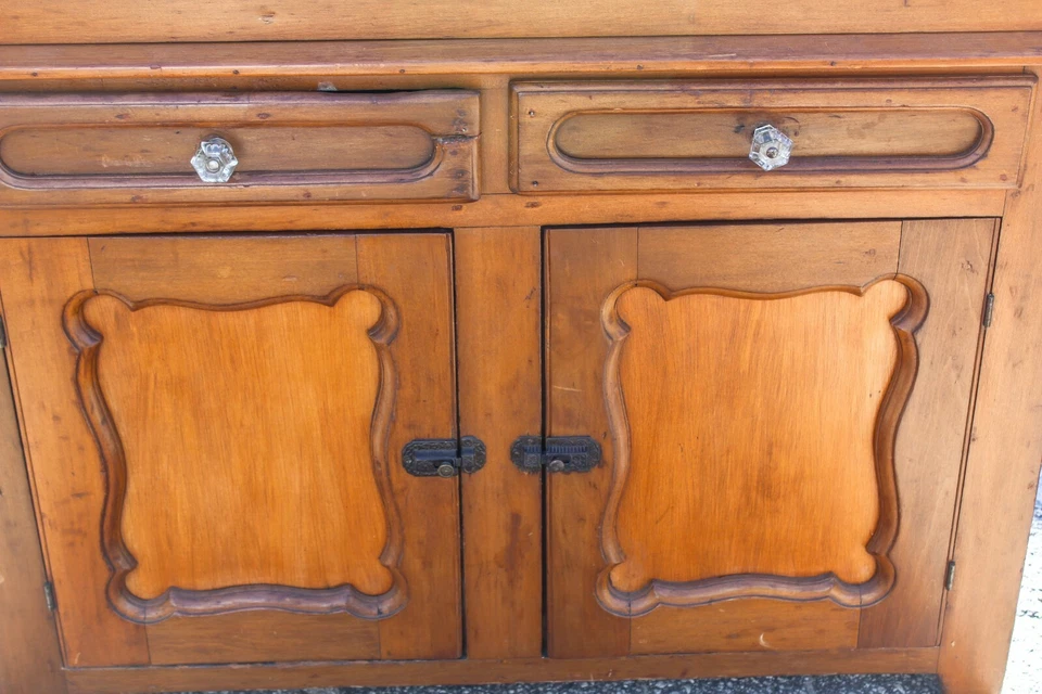 Fregadero seco antiguo con tapa elevadora de granja para cocina/despensa Foto 2 de 4