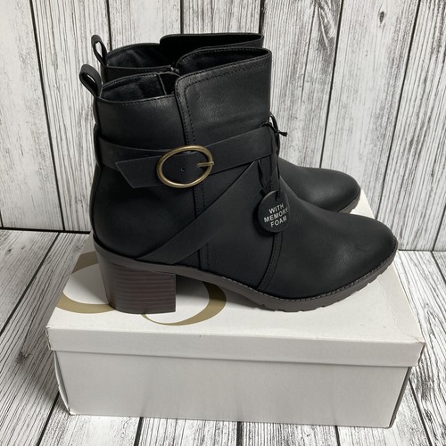 Women's Evans Amour Black Ankle Boots 