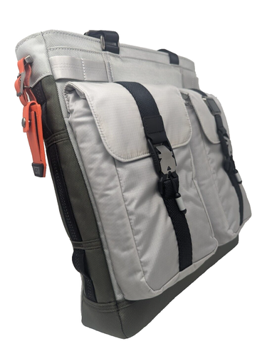 Nuevo Bolso de Enlace TUMI Alpha Bravo * Nylon Gris Claro con Borde Negro * 232765GRY - Imagen 4 de 11