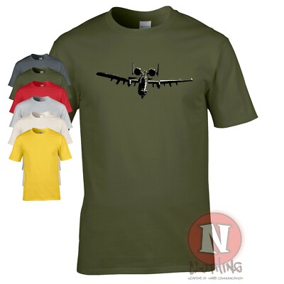 A10 Warthog T-Shirt USAF Marine Corp Thunderbolt II Flugzeug