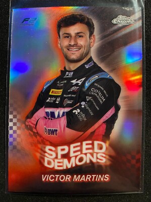 2024 TOPPS Chrome Formula 1 Racing Speed Demons SD-21 Victor Martins (ART GP)
