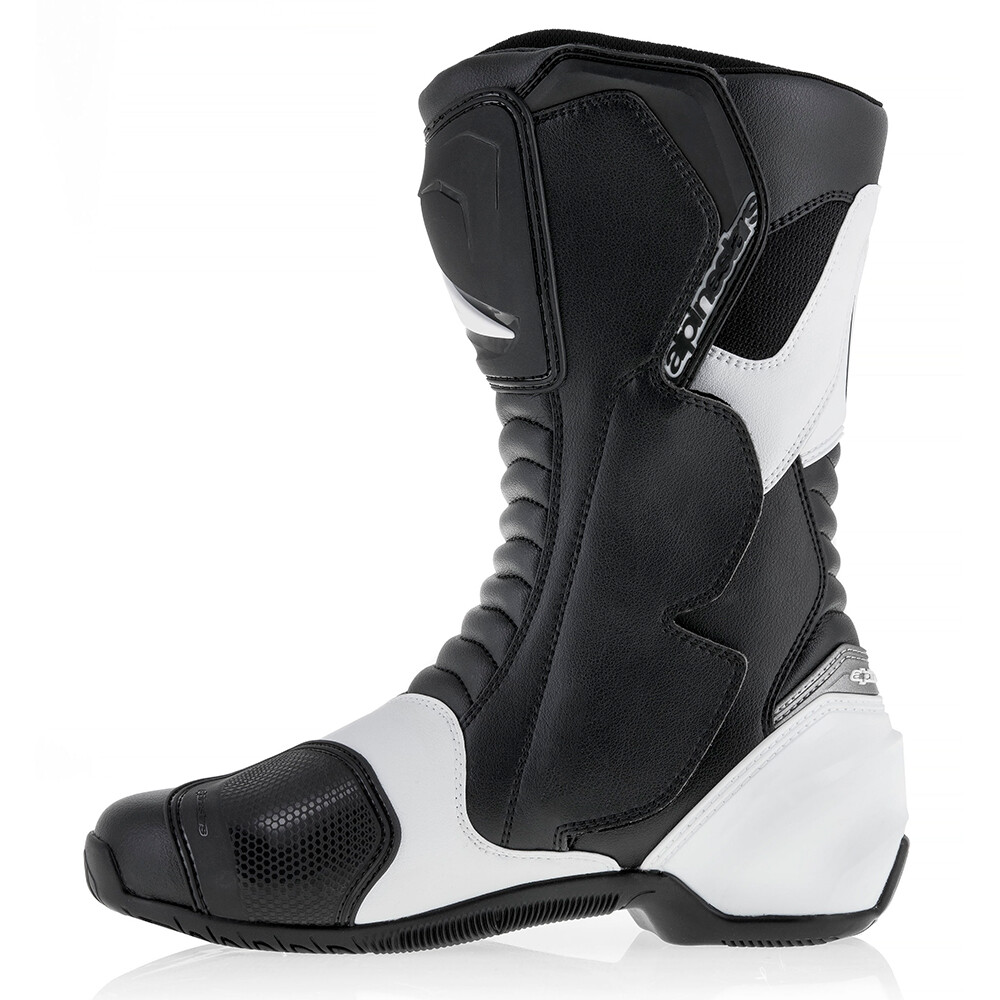 Alpinestars SMX S Black/White Motorcycle Racing&Sport Boots | eBay