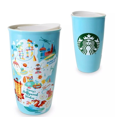 NEW Disney Parks 2020 Starbucks Hollywood Studios Park Icons Tumbler Coffee Mug | eBay