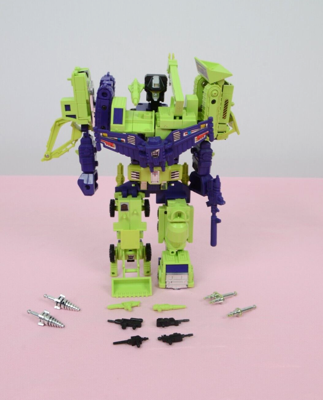 Vintage Transformers G1 Constructicons Devastator Hasbro 1985 Complete ...