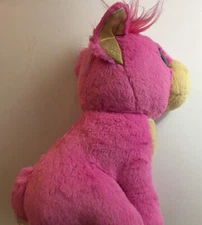 Little Live Pet Scruff a Luv Plush Dog Pink Blue Eyes Animal Toy