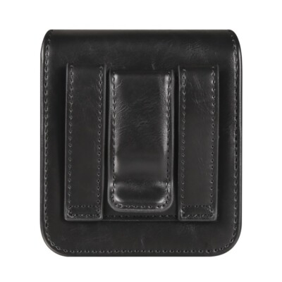 Luxury Cover Shockproof Crazy-Horse Leather Waist Bag f Samsung Galaxy Z Flip 6