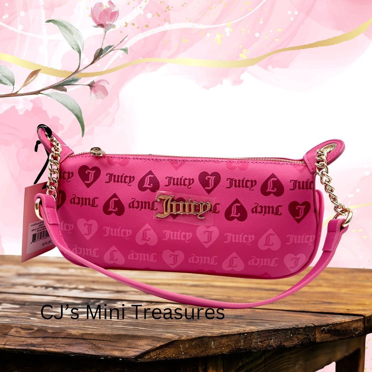 Juicy Couture Juicy Pink Girls Just Wanna Have Fun Shoulder