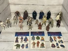 Star Wars Action Figures Vintage 90's Lot Of  19 & lot Of 3 Puffy Stickers H