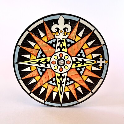 Compass Rose Geocoin 2010 LE Graciosa