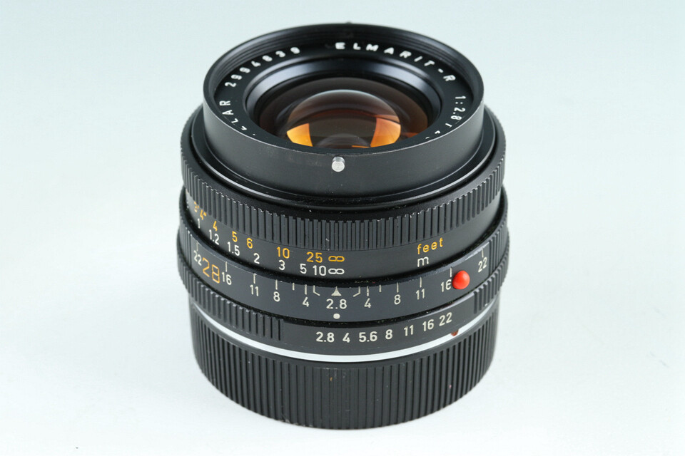 Leica Leitz Elmarit-R 28mm F/2.8 Lens for Leica R #41974 T Leica Leitz Elmarit-R 28mm F/2.8 Lens for Leica R #41974 T
