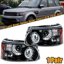 1 Pair Front Headlight Headlamp For Land Rover Range Rover Sport L320 2010-2013