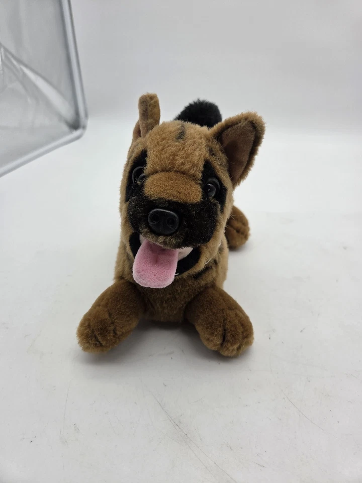 Kommissar Rex Plüsch SAT 1 Schäferhund Hund Braun Stofftier Film Platz 1996 Rar - Bild 2 von 4