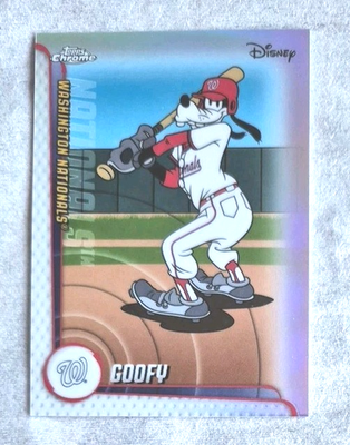 2025 Topps Chrome Disney MLB Goofy SSP Washington Nationals MLBH