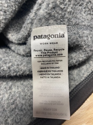Patagonia Mens 3XL 1/4 Zip Better Sweater Fleece Stonewash Gray Outdoors Pocket - Picture 6 of 10