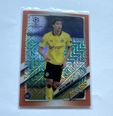 Topps Chrome Jude Bellingham Rookie #68 Orange Refractor /25 Borussia Dortmund