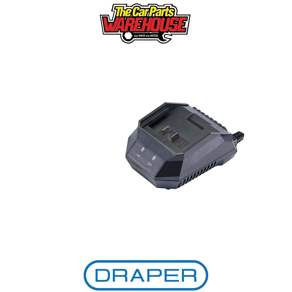 Draper 69937 Replacement 12V Li-ion Battery Charger for Stock No 08674