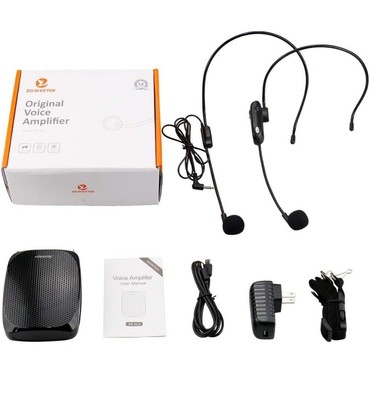 ZOWEETEK Original Voice Amplifier for Teachers with 2 Microphones, Wireless...