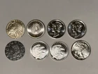 Lot Of 8- 1/10th Oz .999 Silver Rounds