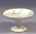 Limoges CHField Haviland GDA France Cake Stand Tray Dish Taza Purple Flowers