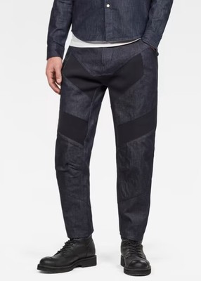 G-Star, Herren, Jeans, Tapered, RE Motac-X 3D Tapered, Dunkelblau , W26 L30