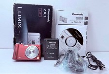 Panasonic LUMIX DMC ZX1 fotocamera digitale rossa con set pacchetto accessori