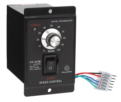 120W 110V Single Phase Induction Motor Speed Controller 0.12KW 120W Motor
