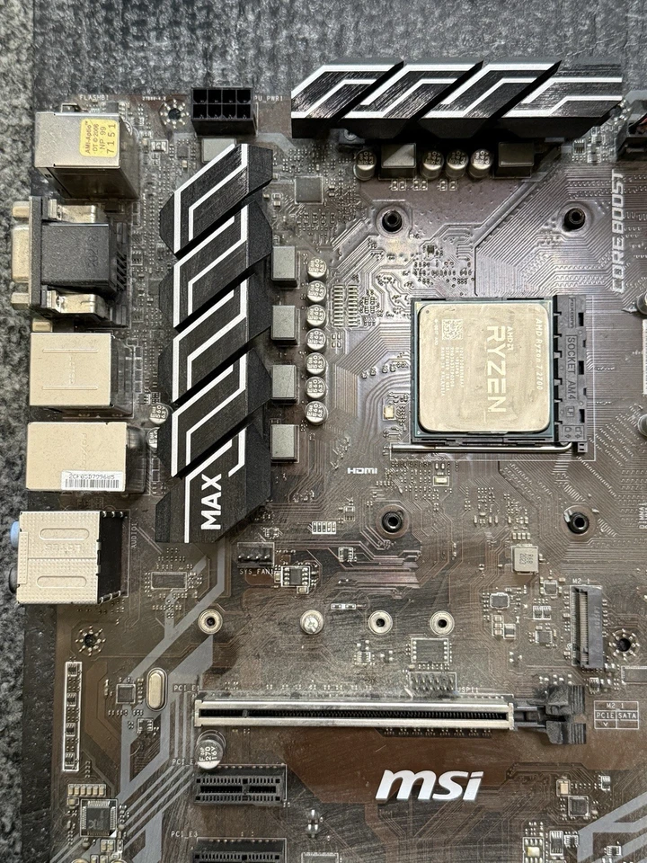 AMD Ryzen 7 2700 @ 3.2GHz DDR4 MSI B450-A PRO MAX + Cooler - Image 3 of 4