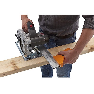 Quickcut Circular Saw Guide: Aluminum, angle assist, 16'' strong woodworking.
