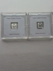 X2 1 Gram Silver Bar GEIGER Original Premium in Square Capsule Assay .999 fine