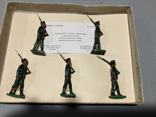 W. Britain glossy 54mm troops marching set