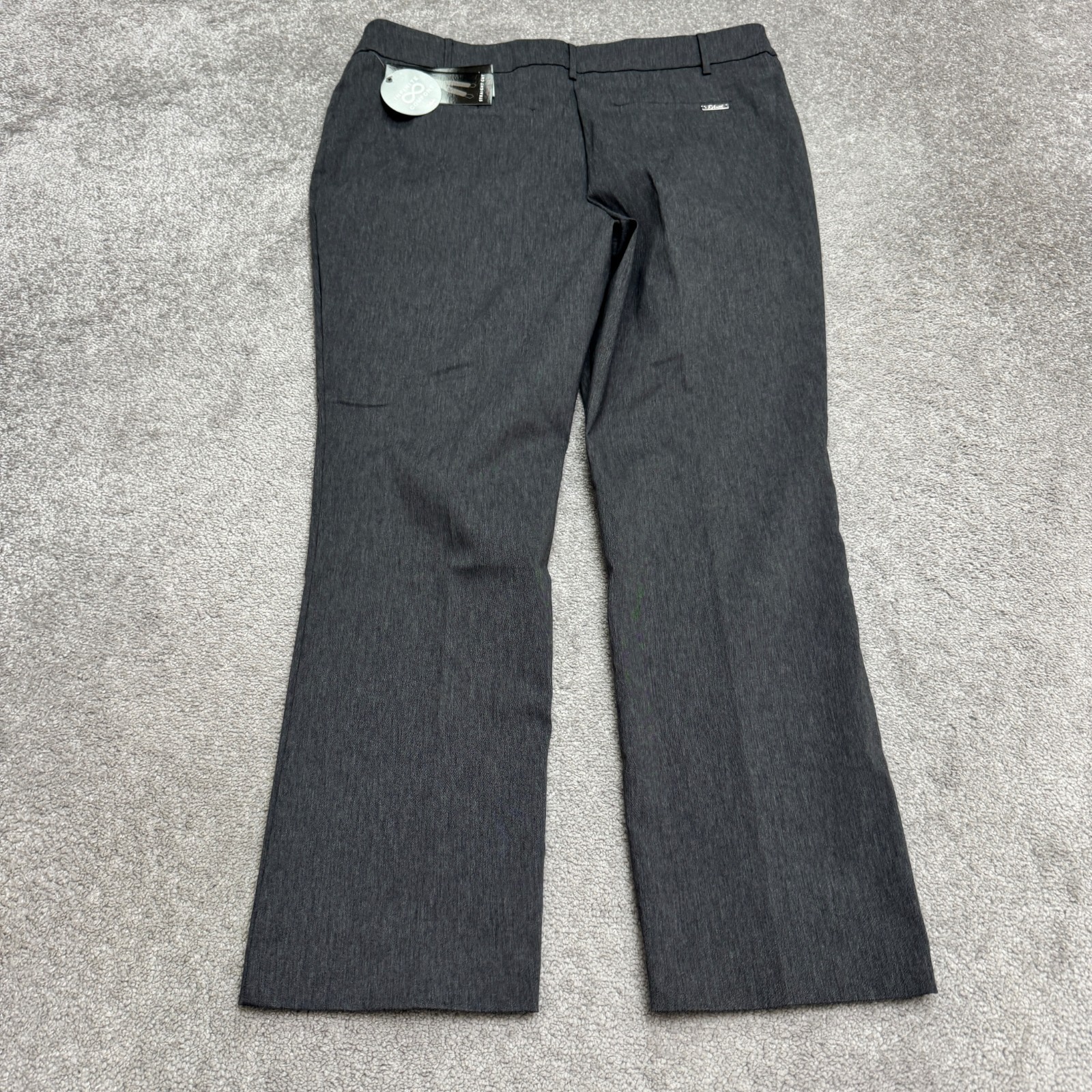 Rekucci Ease In To Comfort Straight Leg Trouser Dress Pants Womens 18W Gray NWT image 2