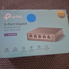 TP-Link TL-SG1005P 5-Port Gigabit Desktop Switch 65W Fanless with PoE Ports