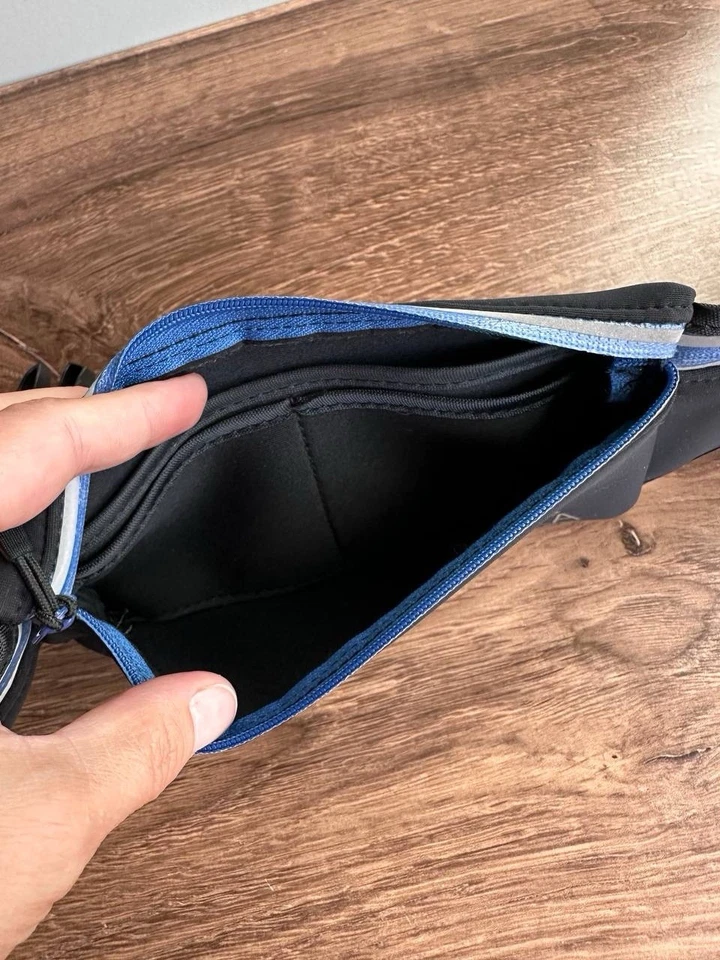 Cinturón de running ajustable negro Adidas Foto 3 de 4